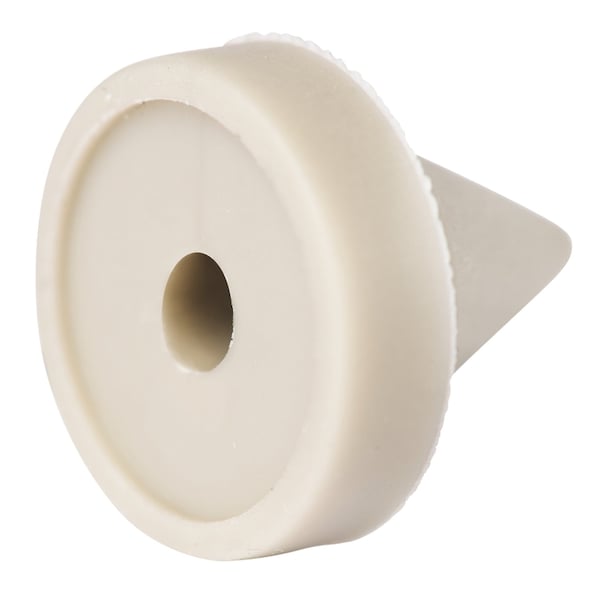 Brinks Commercial Brinks Plastic Off White Door Bumper Mounts to base trim 1/2 in. BC41013 - main